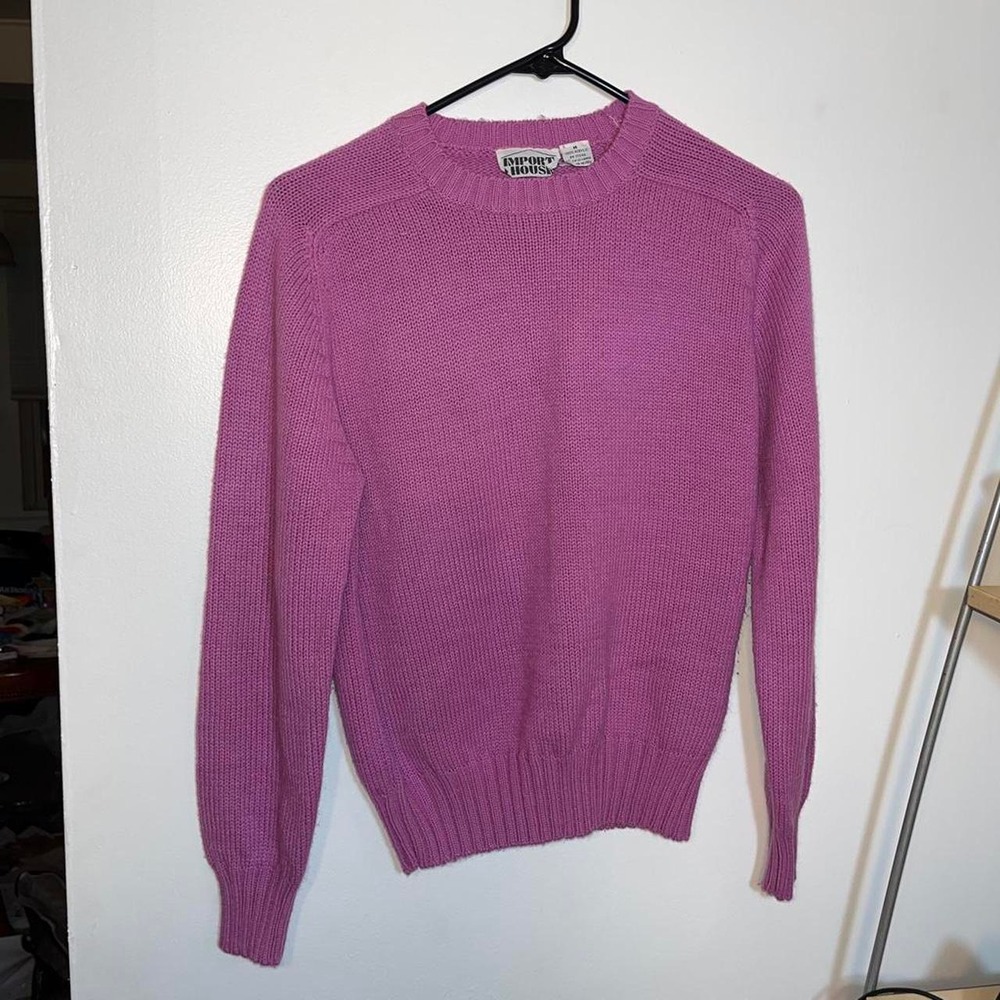 Import House Purple vintage sweater